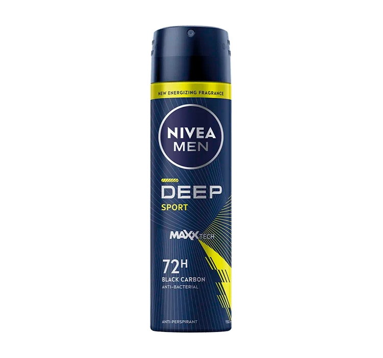 NIVEA MEN DEEP SPORT ANTYPERSPIRANT W SPRAYU DLA MĘŻCZYZN 150ML