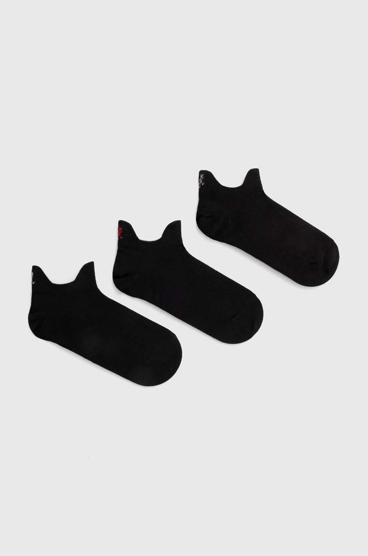 Gramicci skarpetki Basic Sneaker Socks 3-pack 3-pack męskie kolor czarny SX.M02