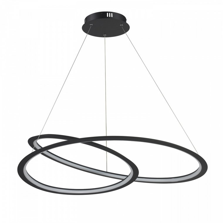 Lampa wisząca spirello ledowa czarna 80 cm kod: ST-8826P/B