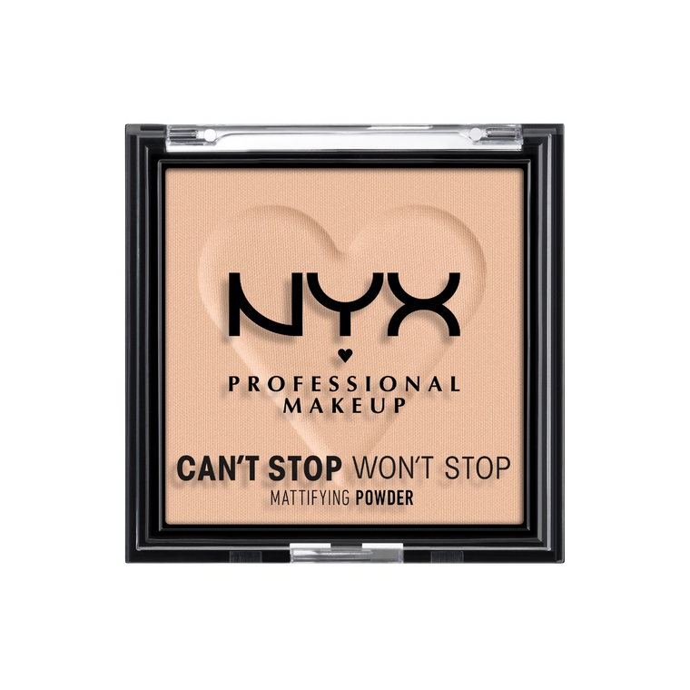 NYX Cant Stop Wont Stop Puder matujący Light Medium