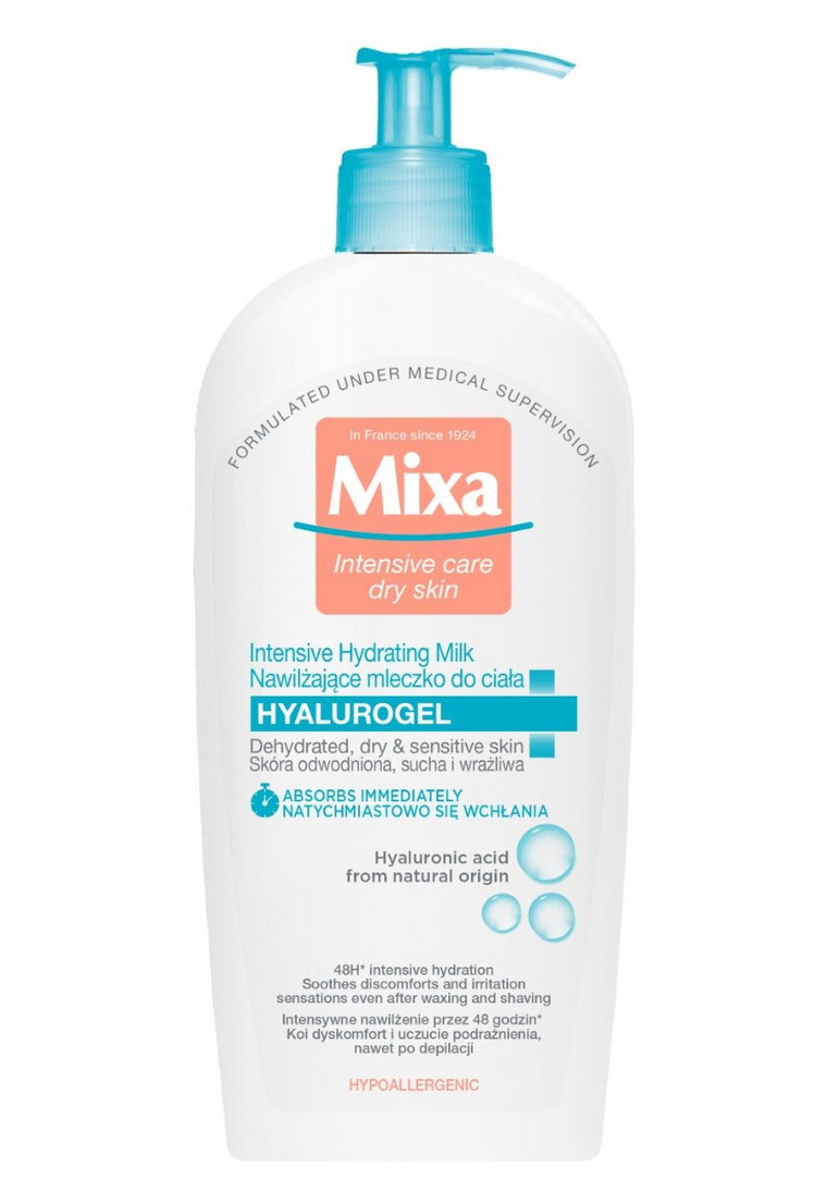 Mixa Hyaluronic Hydrate Intensywnie nawilżający Balsam do ciała 400 ml