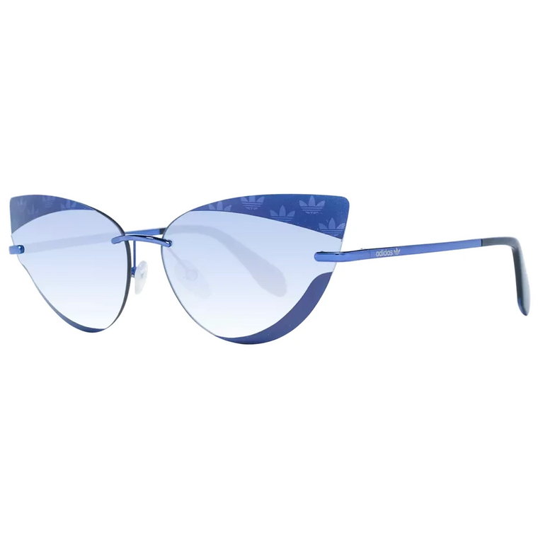 Niebieskie Okulary Przeciwsłoneczne Damskie w stylu Cat Eye Adidas