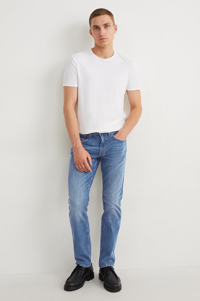 C&A Tapered jeans, Niebieski, Rozmiar: W32 L34