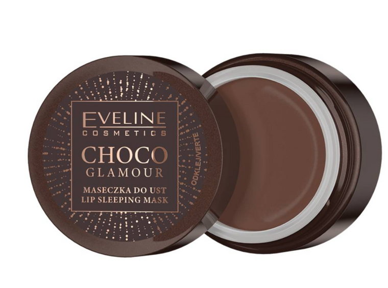 Eveline Choco Glamour Maseczka do ust intensywnie regenerująca na noc 12ml