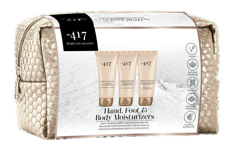 Minus 417 Zestaw Hand, Foot & Body Moisturizers