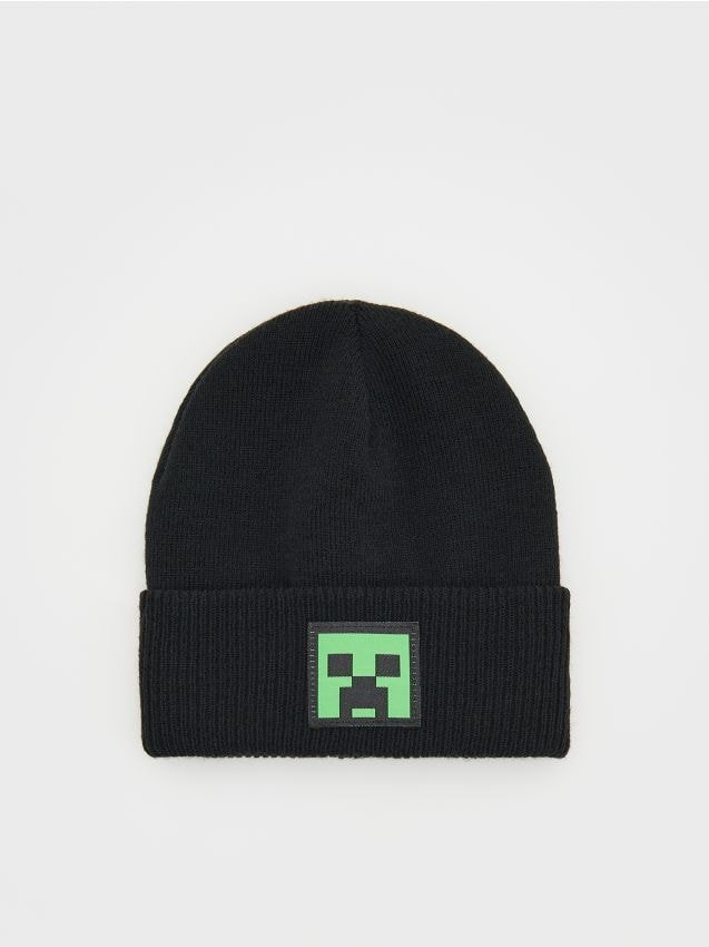 Reserved - Czapka beanie Minecraft - czarny