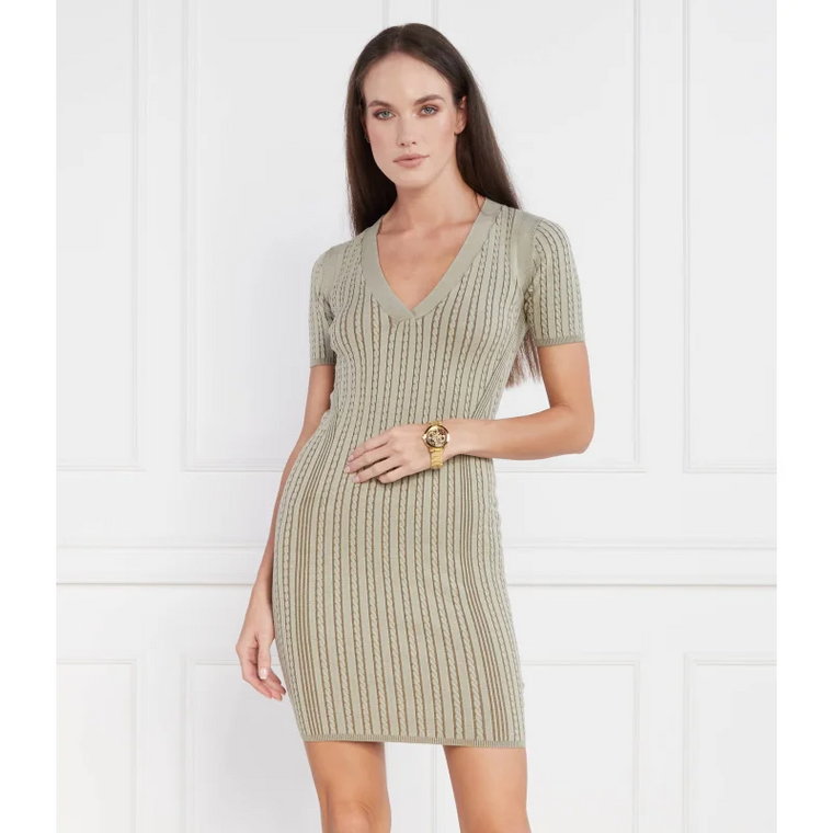 GUESS Sukienka SS LEA DRESS MINIBRA; SS LEA MINIBRAID SW