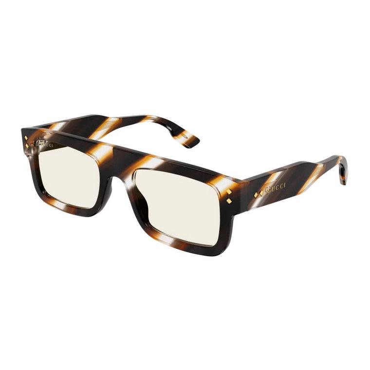 Gg1085S 002 Havana Żółte Okulary przeciwsłoneczne Gucci