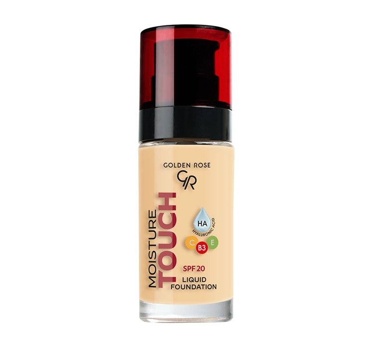 GOLDEN ROSE MOISTURE TOUCH NAWILŻAJĄCY PODKŁAD DO TWARZY SPF20 105 30ML