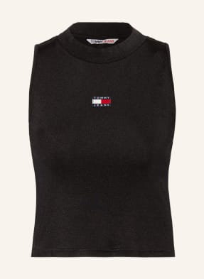 Tommy Jeans Krótki Top schwarz