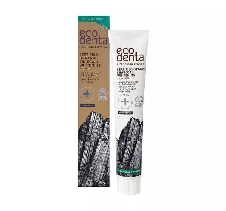 ECODENTA CHARCOAL WHITENING WYBIELAJĄCA PASTA DO ZĘBÓW 75ML