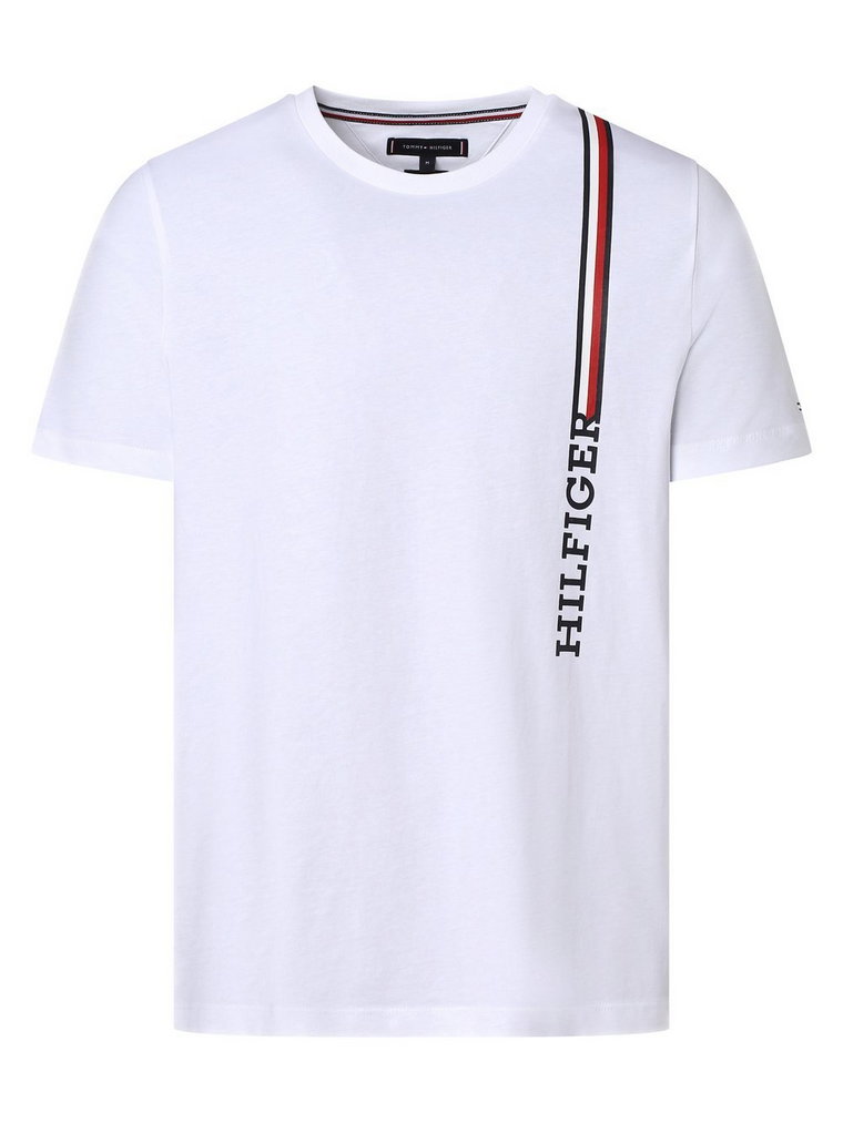 Tommy Hilfiger - T-shirt męski, biały