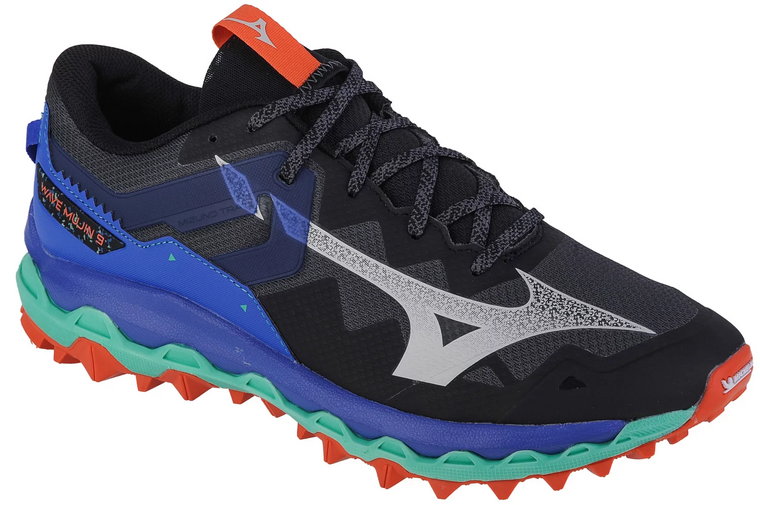 Mizuno Wave Mujin 9 J1GJ227053, Męskie, Czarne, buty do biegania, tkanina, rozmiar: 42