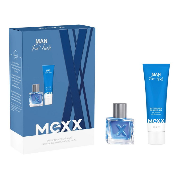 Mexx Man zestaw - woda toaletowa  30 ml + żel pod prysznic  50 ml