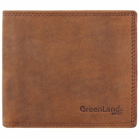 Greenland Nature Montenegro Wallet RFID Leather 12 cm braun