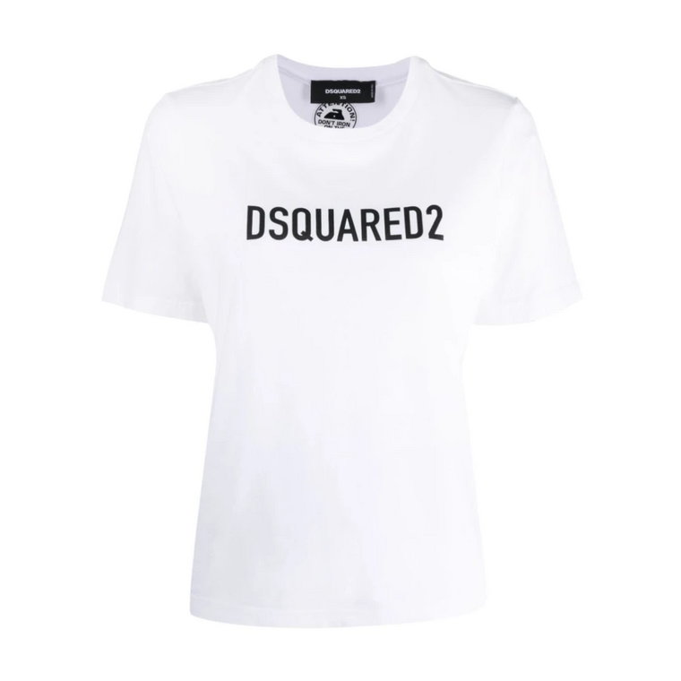 Stylowa koszulka Dsquared2 #100 Bianco Dsquared2