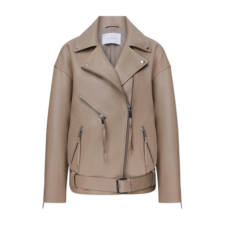 Gisele - Beige Leather Jacket VSP