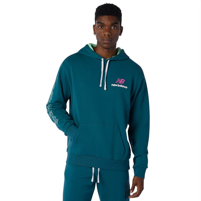 Bluza dresowa sportowa męska New Balance Athletics Clash Hoodie