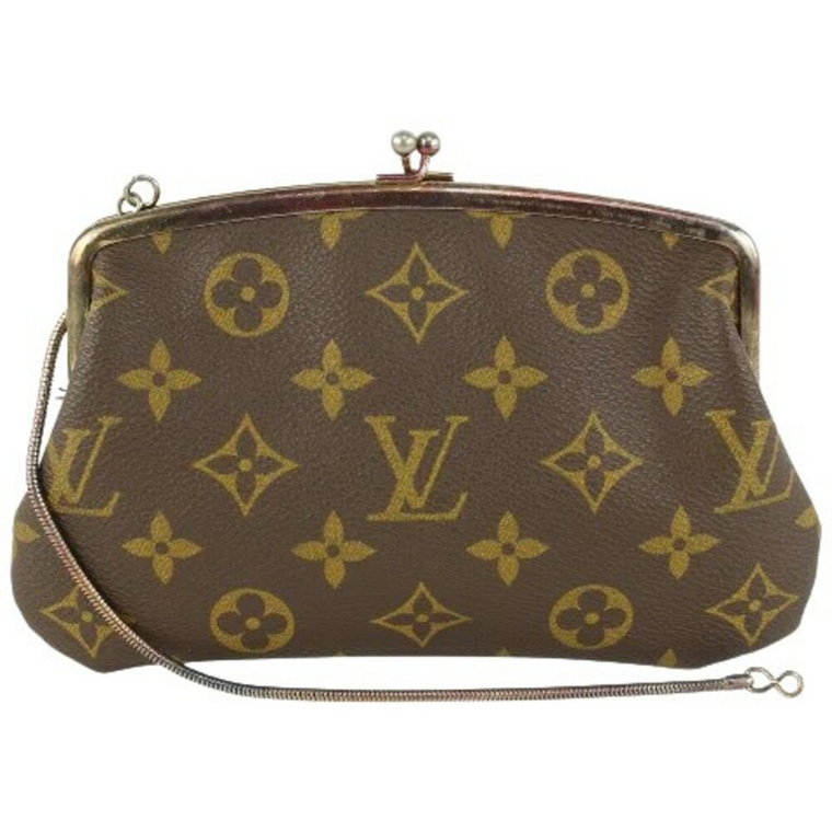 Używane torby louis-vuitton z płótna, 7.5 Długość Louis Vuitton Vintage
