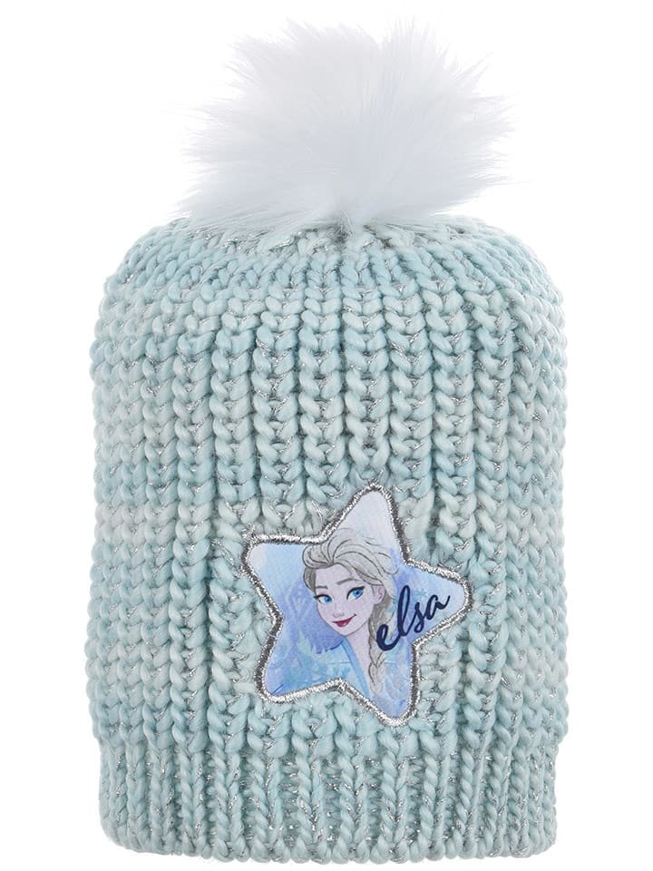 Disney Frozen Czapka "Kraina Lodu" w kolorze błękitnym