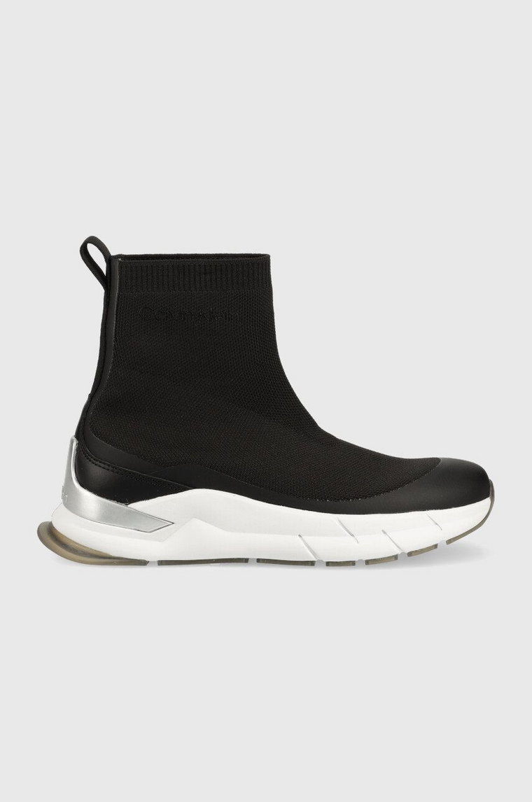 Calvin Klein sneakersy Sock Boot kolor czarny