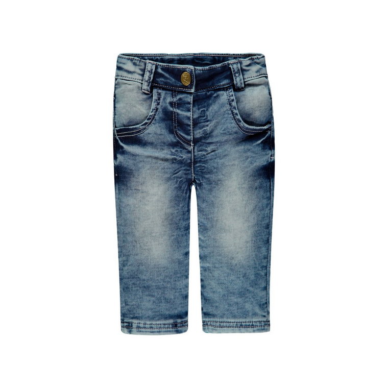 Dziewczęce spodnie jeansowe, niebieski, rozmiar 74