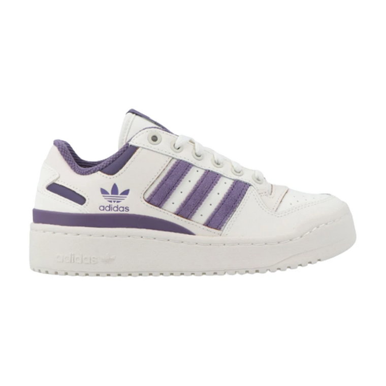 Biała i Fioletowa Buty Forum Bold Adidas