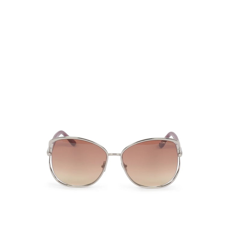 Metalowe Okulary Przeciwsłoneczne dla Mężczyzn i Kobiet Tom Ford
