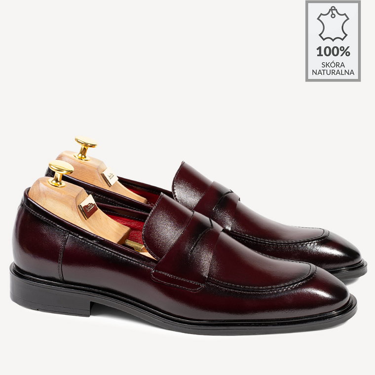 BRILU loafersy Matthew bordowe