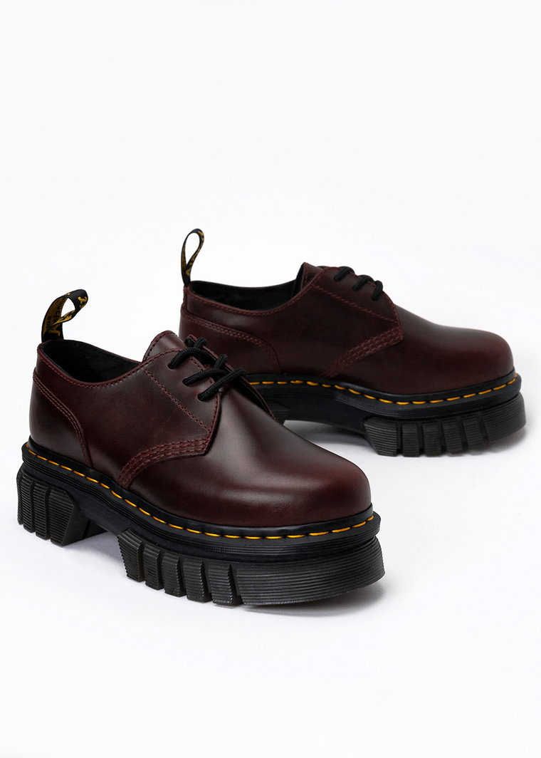 Półbuty damskie bordowe DR. MARTENS AUDRICK 3I SHOE