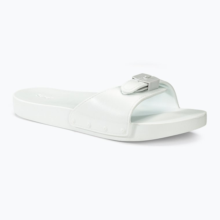 Klapki damskie Scholl Pescura Flat Aqua Eva off white