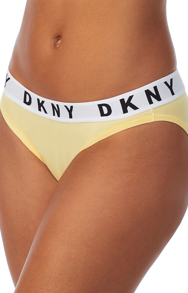 DKNY bawełniane figi klasyczne jasnożółte DK4513, Kolor jasnożółty, Rozmiar S, DKNY