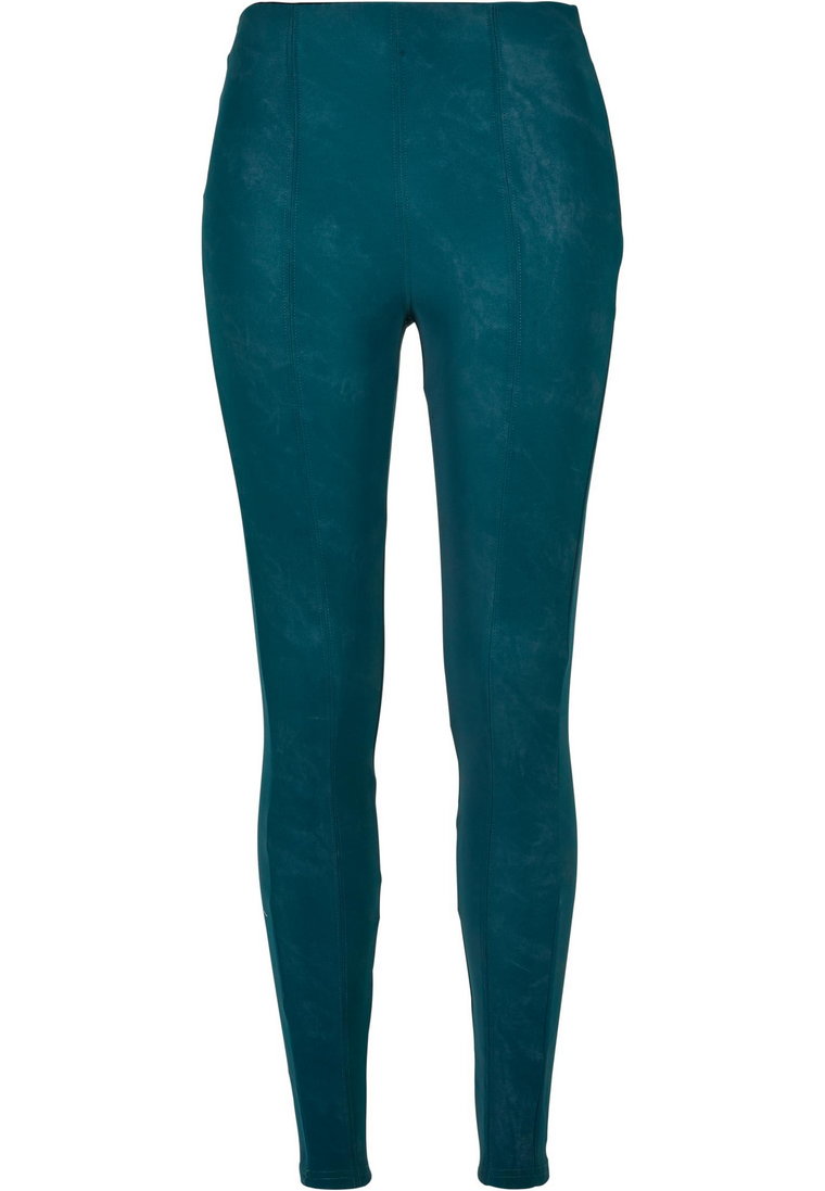 Spodnie Legginsy Damskie Niebieskie Urban Classics TB3763