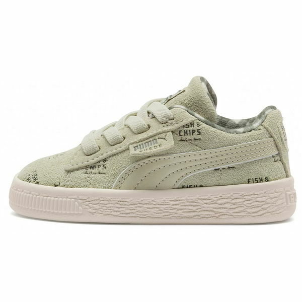 Buty Suede Green Fish & Chips TinyCottons Jr Puma