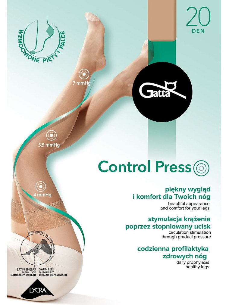 Pończochy Gatta Control Press  byann.pl