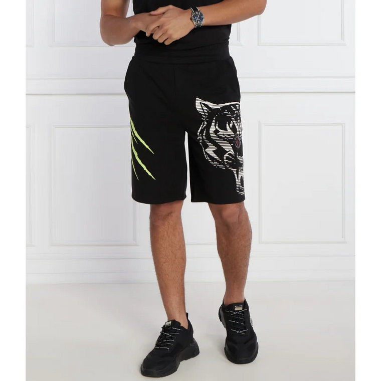 Plein Sport Szorty Tiger Line | Regular Fit