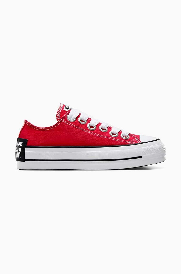 Converse tenisówki Chuck Taylor All Star Lift damskie kolor czerwony A10425C