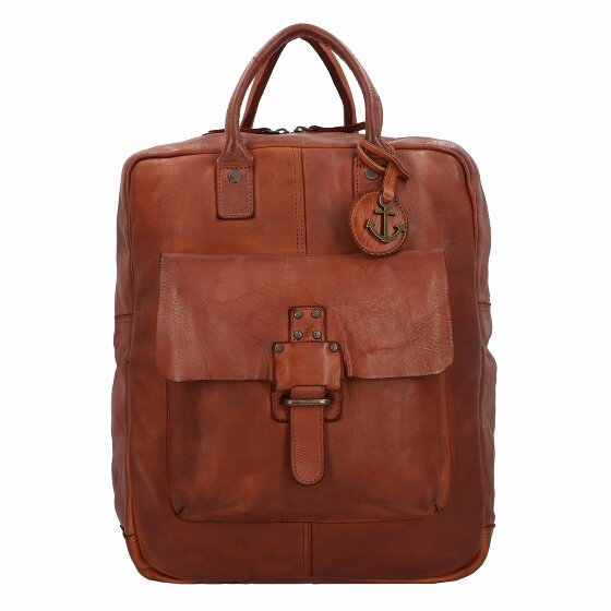 Harbour 2nd Cool Casual Utopia City Backpack Leather 36 cm charming cognac