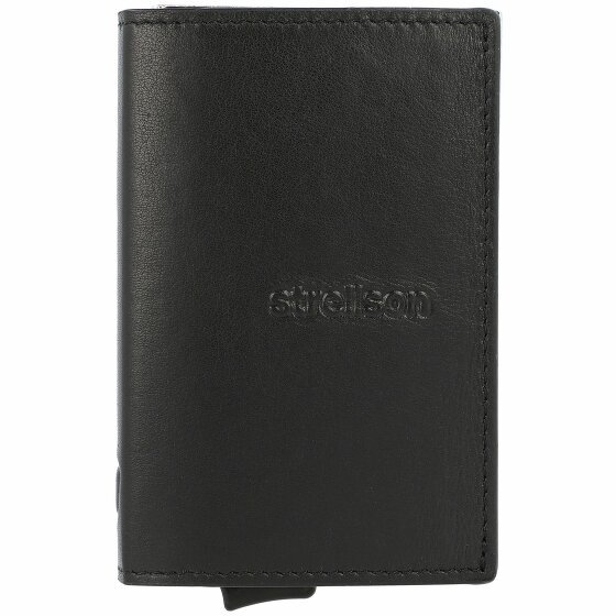 Strellson Carter c-one Credit Card Case RFID Leather 7 cm black