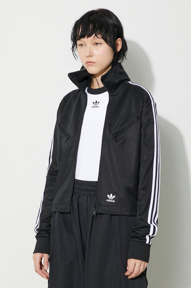 adidas Originals bluza Montreal Track Top damska kolor czarny z aplikacją IU2524