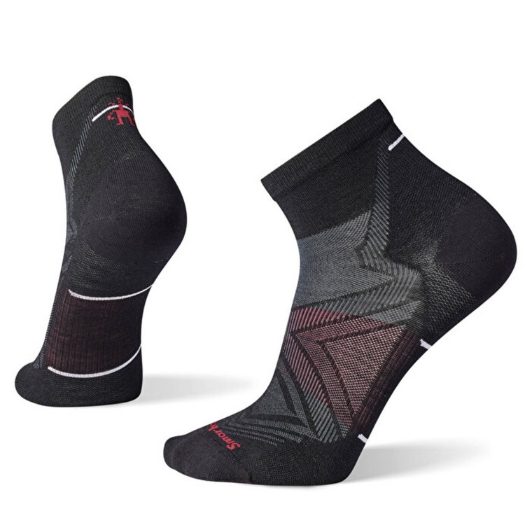 Męskie skarpety do biegania Smartwool Run Zero Cushion Ankle Socks black - 38-41