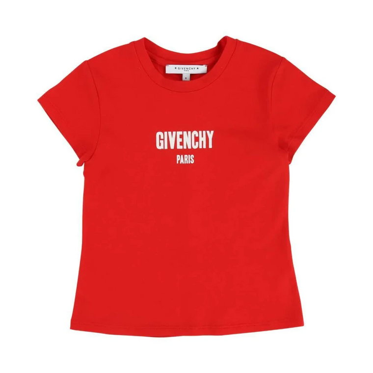 Ikoniczna Koszulka Dziewczęca z Logo Givenchy