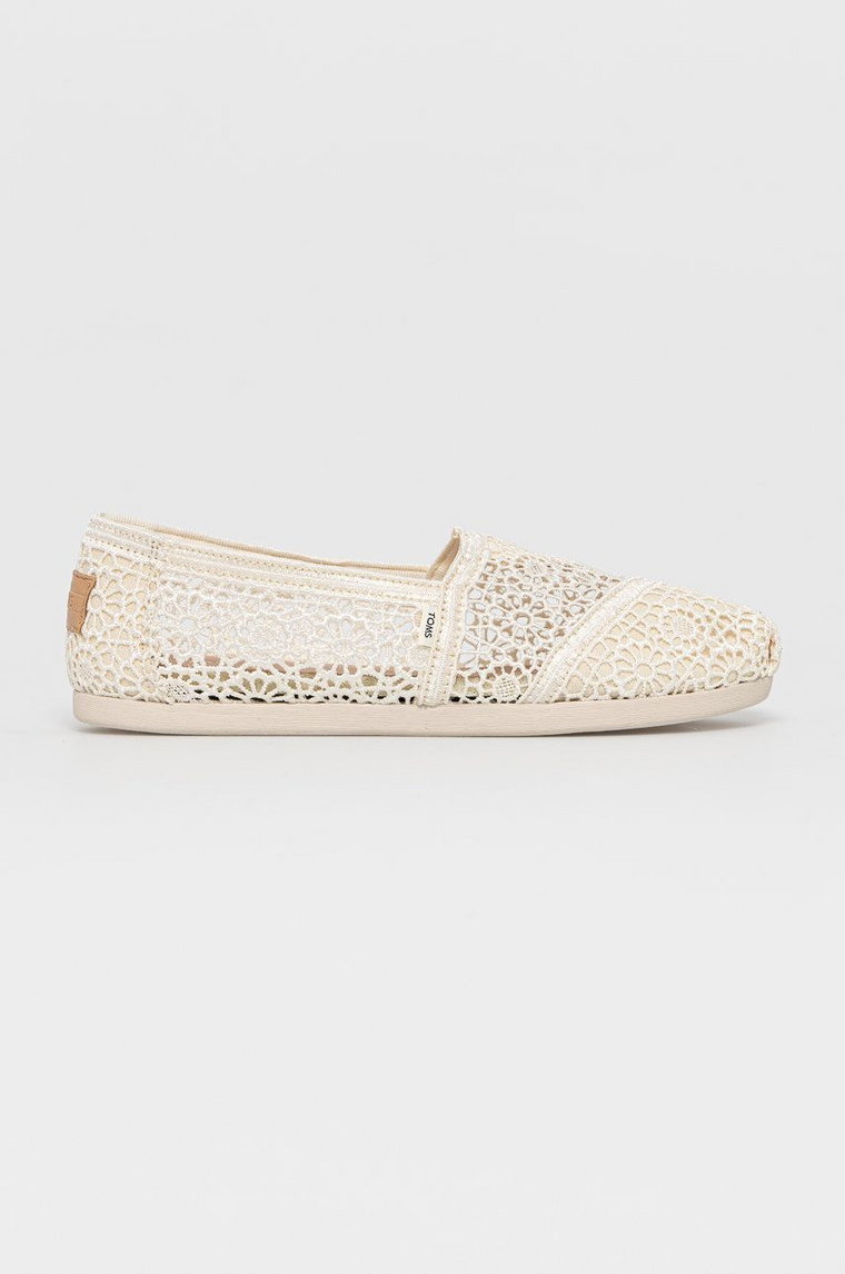 Toms Espadryle Alpargata kolor beżowy