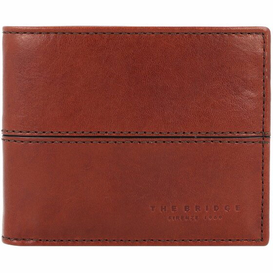 The Bridge Vespucci Wallet Leather 12 cm brown-gold