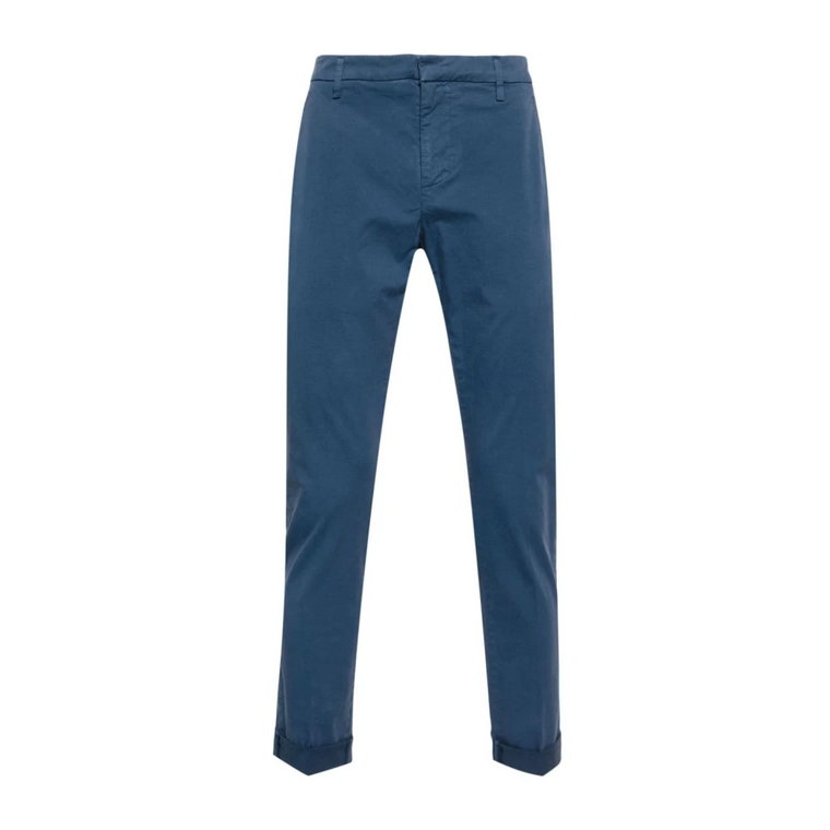 Czyste niebieskie spodnie slim fit Dondup