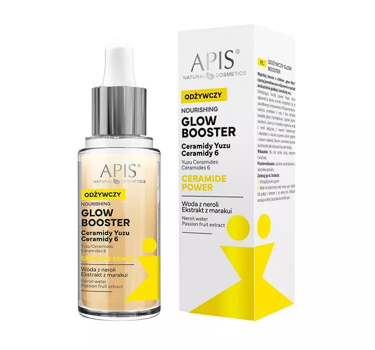 APIS CERAMIDE POWER ODŻYWCZY GLOW BOOSTER DO TWARZY 30ML