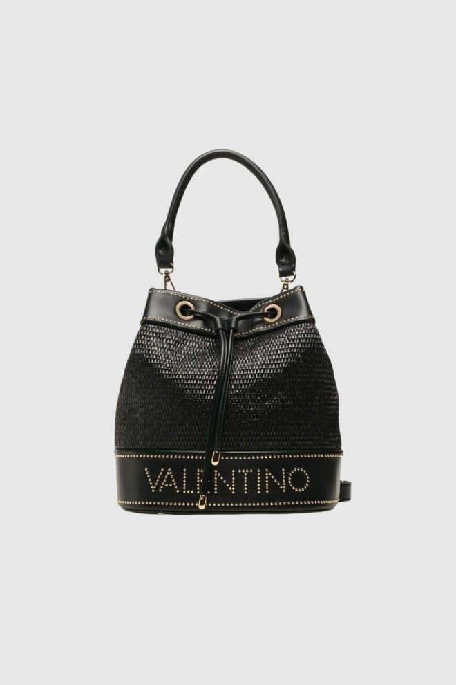 VALENTINO Czarna torebka Float Bucket Bag