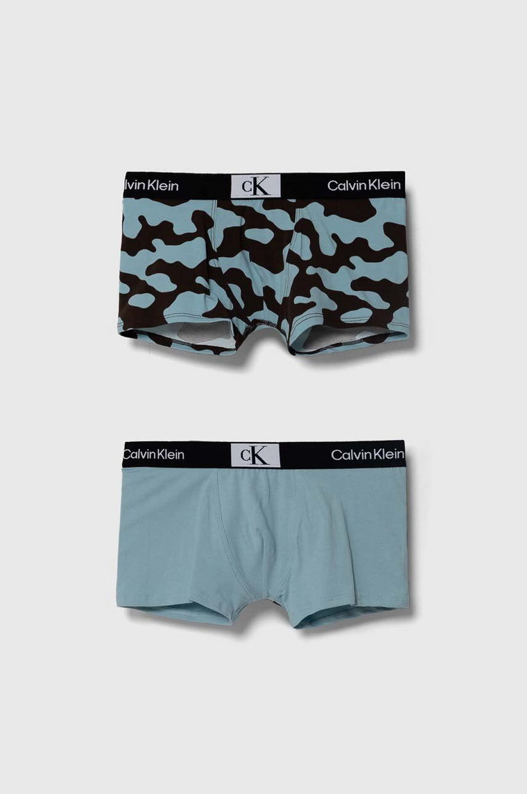 Calvin Klein Underwear bokserki dziecięce 2-pack kolor niebieski