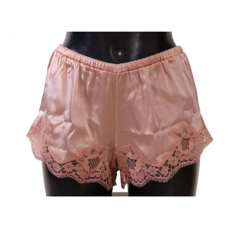 Pink Floral Lace Lingerie Underwear Dolce & Gabbana