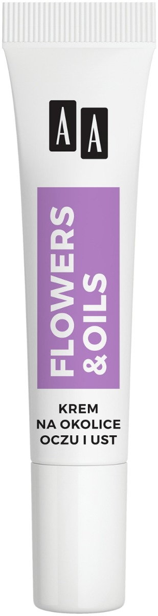 AA Flowers & Oils 55+ Ujędrnienie Krem przeciwzmarszczkowy na okolice oczu i ust 15ml